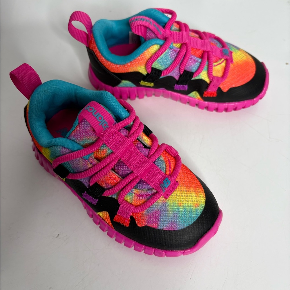 Colorful Kids Shoes by New Balance Slip-On size 6